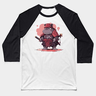 hippopotamus Baseball T-Shirt